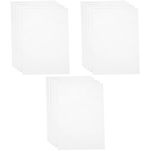 15Pcs White Paper Lubricating Sheets for Shredder Gear and 2