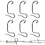 20/30/40Pcs Galvanized Wire Tightener Tool With Reusable-40PCS 7