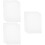 15Pcs White Paper Lubricating Sheets for Shredder Gear and 7