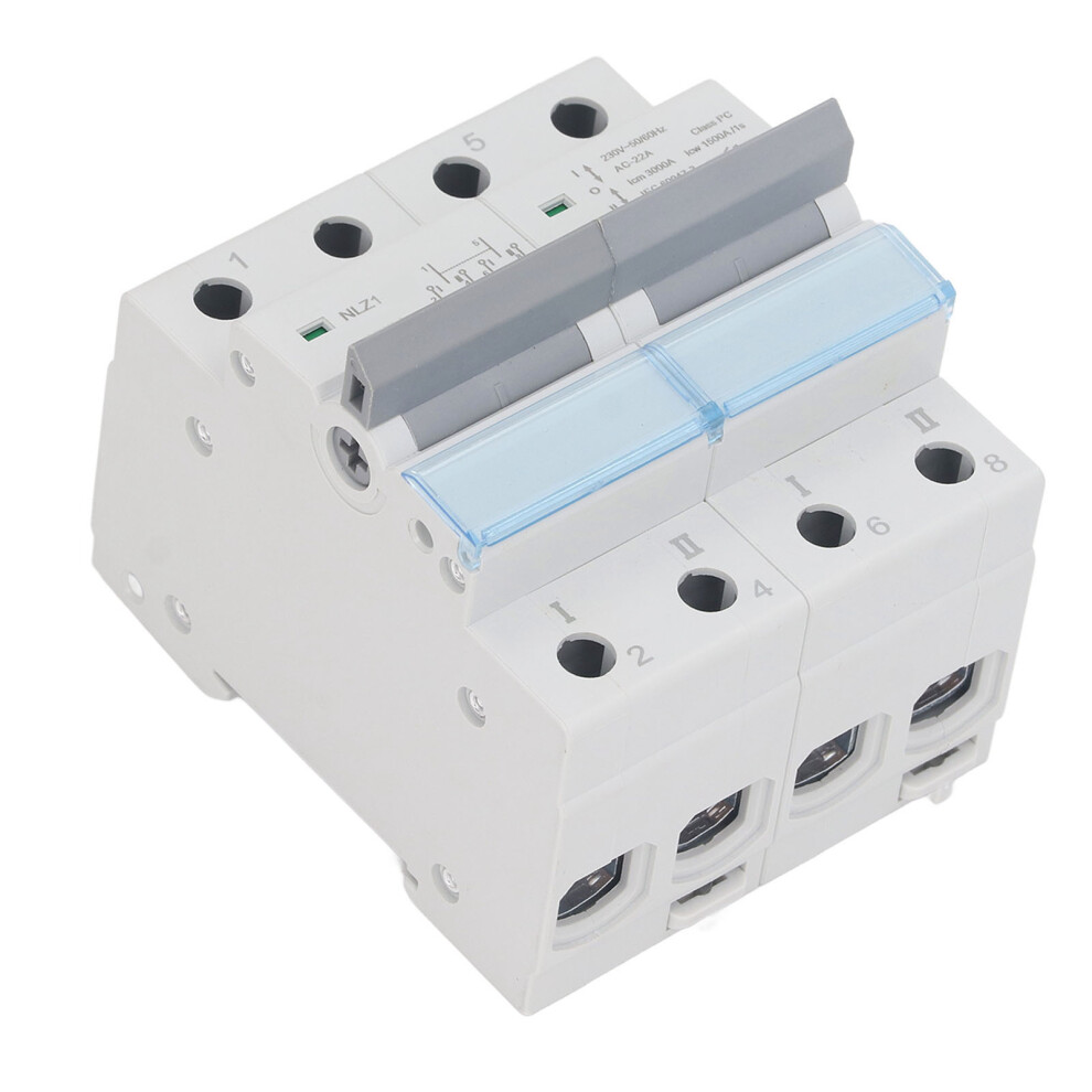 Dual Power Manual Transfer Switch 125A 230Vac 2P Ip20 Greenyellowred 8401385476053