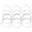 4Sets Violin Strings Steel Set Assorted Color Durable Nickel Plated 3