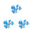 3Pièces Chaussures De Patinage Enfants Protection Double Rangée 5