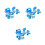 3Pièces Chaussures De Patinage Enfants Protection Double Rangée 10