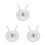3Pièces Support Boules Sportives Stable Moderne 7