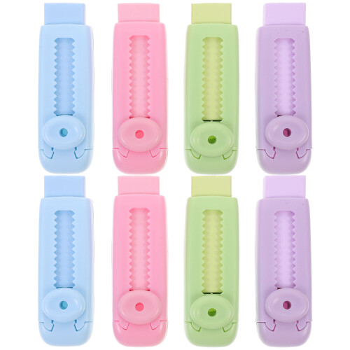 32Pcs Assorted Color Retractable Erasers Tpr ABS for Students Exam Use 1