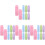 32Pcs Assorted Color Retractable Erasers Tpr ABS for Students Exam Use 3