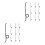 20Pcs Durable Stainless Steel Tool Springs Silver Replacement Set 5