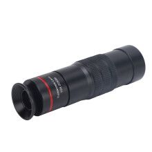 Objectif téléobjectif télescopique 10x rouge pour téléphone portable.