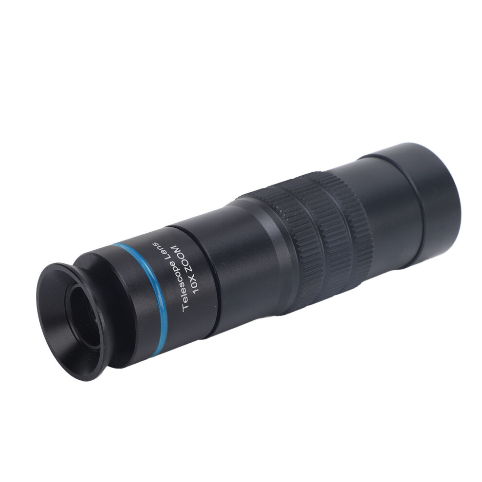 10X Mobile Phone Telescope Hd Monocular Lens – All Metal Blue 4681385476497