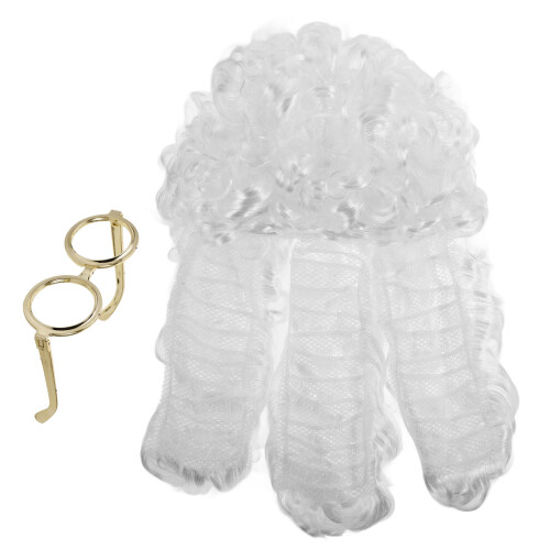 4Pièces Perruques Cosplay PVC Multicolores Longues Pour Cosplay 2