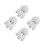 4Pièces Perruques Cosplay PVC Multicolores Longues Pour Cosplay 4