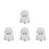 4Pièces Perruques Cosplay PVC Multicolores Longues Pour Cosplay 9