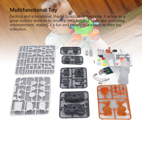 Solar Robot Kit Space Dog Model, Plastic, LR44 Battery, 150mAh 2