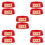 5Pcs Sleek Plastic Fire Extinguisher Floor Stand Base with Glow Design 9