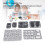 Solar Robot Kit Space Dog Model, Plastic, LR44 Battery, 150mAh 14