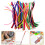 1500Pcs Thick Pipe Cleaners Assorted Colors for Art and Craft Projects 10