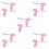 10Pièces Levier Rose Compatible Modèles Aluminium ABS 8