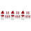 36Sets Clear Snowman Bottles with Cap Assorted Storage 9