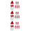 36Sets Clear Snowman Bottles with Cap Assorted Storage 10