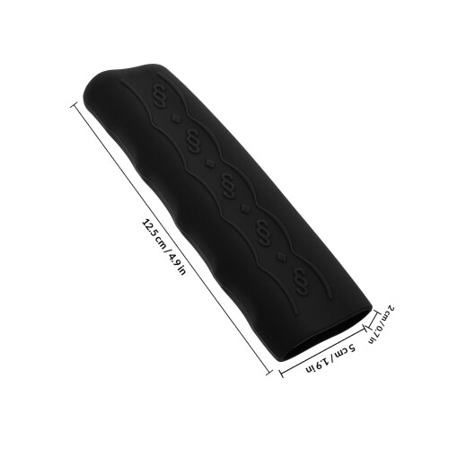 De À Main Silicone Antidérapante Noire 1