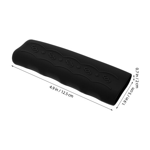 De À Main Silicone Antidérapante Noire 2