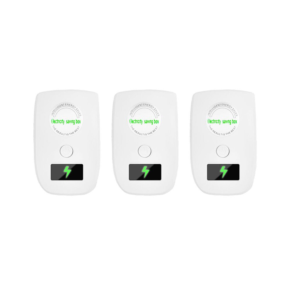 3X Household -Saving Appliances. Power Saver Appliance Saver -Saving Device Tv Washing Machine Eu Plug 4711262740554