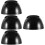 4Pièces Insert Casquette Bump Cap ABS Pe Noir Protection 9