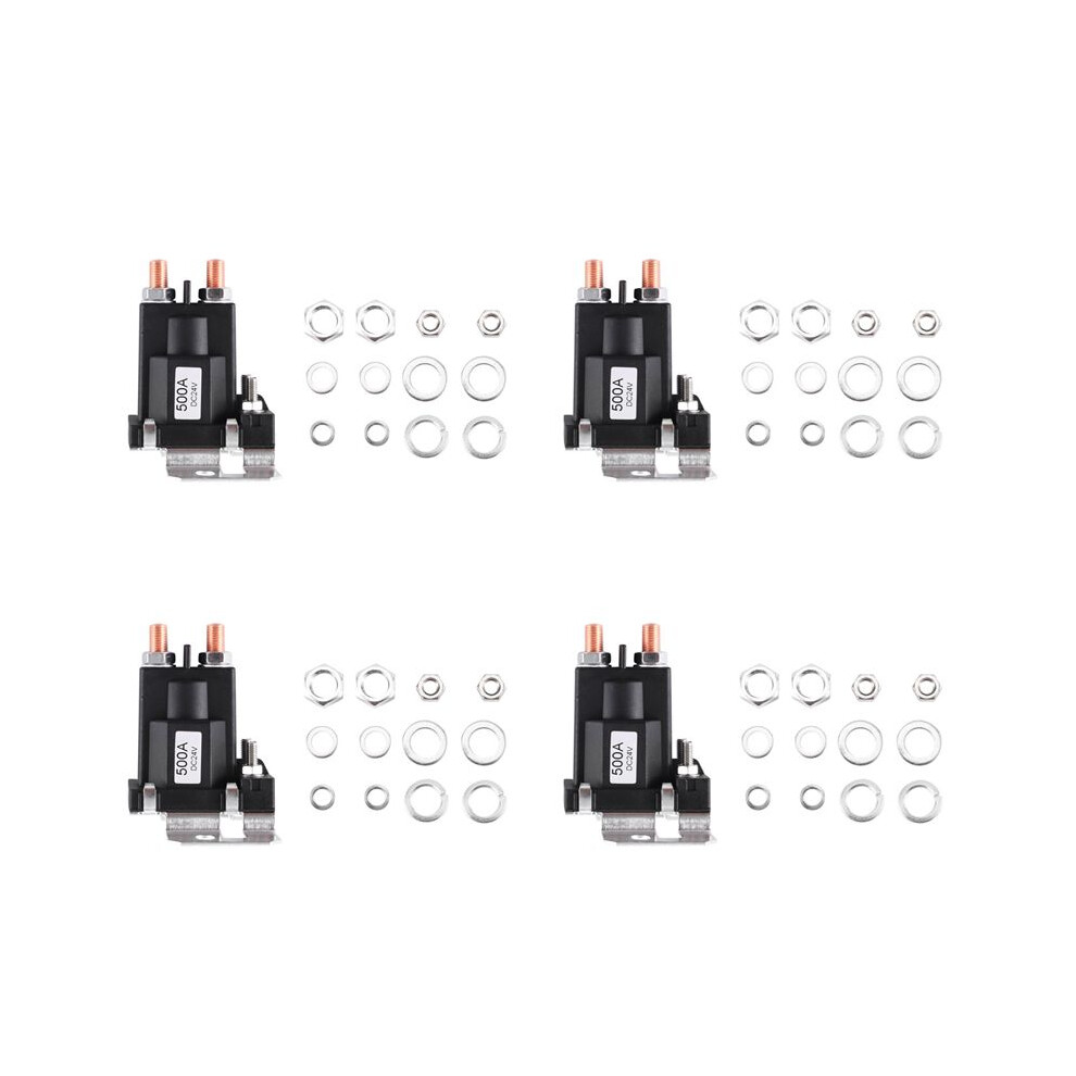 4X High Current Relay 500A 24V Dual Battery Start Relay Current Car Power ,Starting Relay,Auto Start Contactor 6033897217217