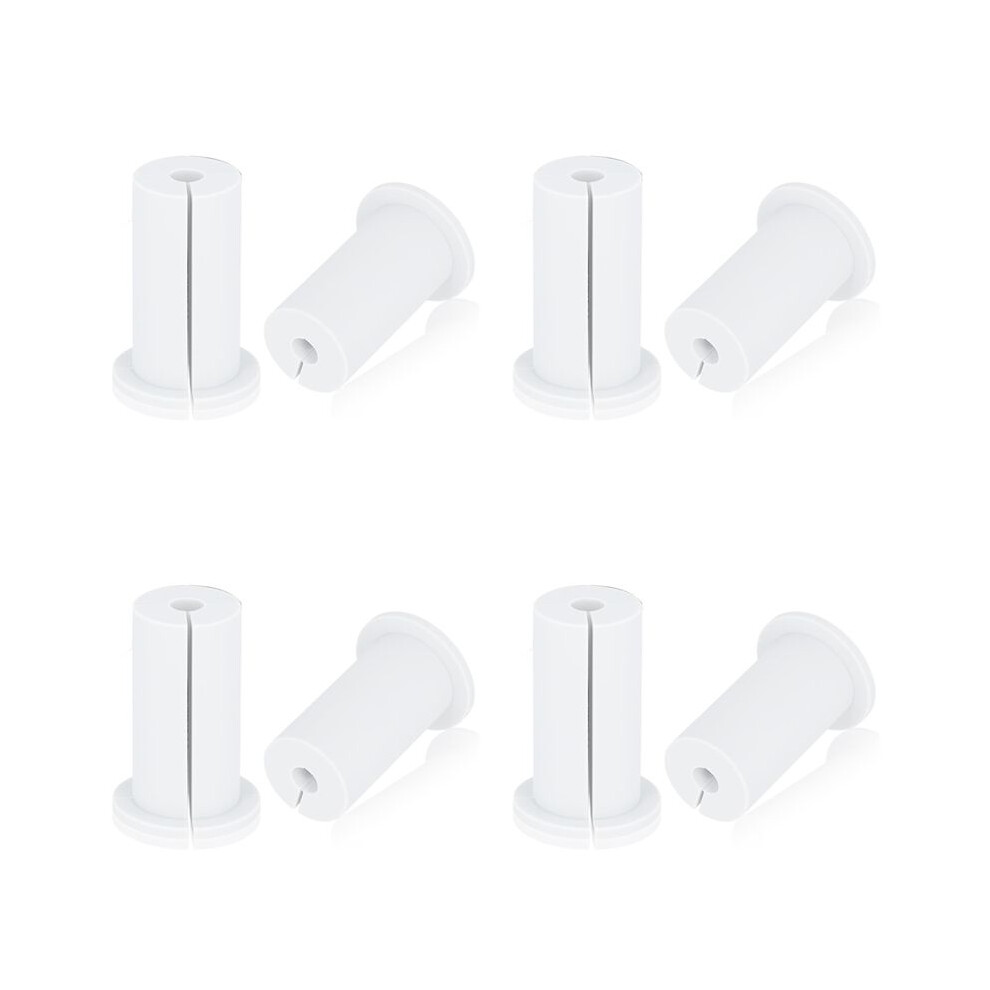 8Pcs Cable Routing Kit For Starlink, Cable Feed Through Bushings For 1Inch Wall Hole, Ethernet Cable Wall Grommet,White 4714127577753