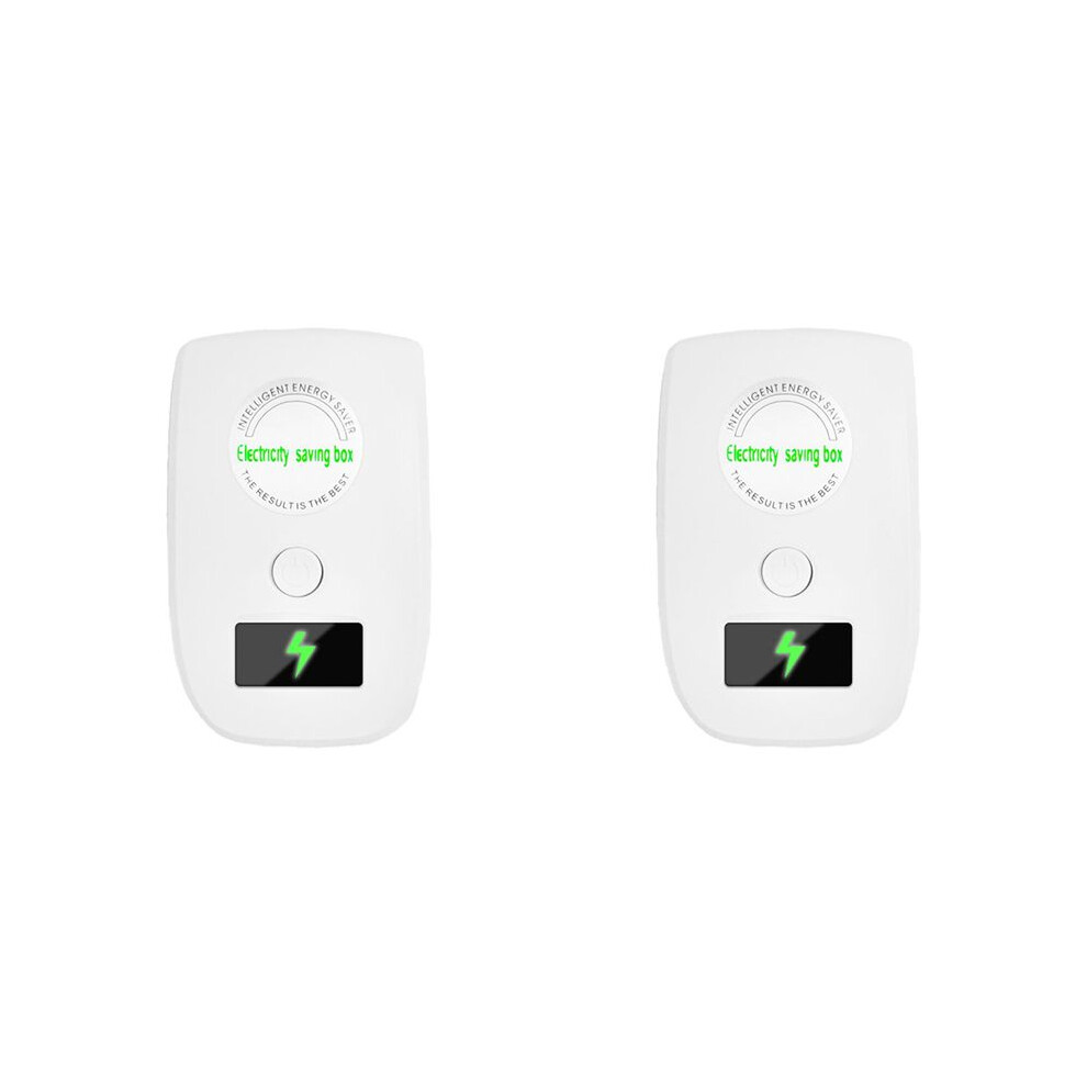 2X Household -Saving Appliances. Power Saver Appliance Saver -Saving Device Tv Washing Machine Eu Plug 4712533213739