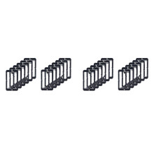 24 Pcs Single Gang (1-Gang) Low Voltage Wallplate Mounting Bracket - Black