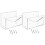 6Pcs Transparent Mail Holder Organizer for Desktop and Wall Office Use 2