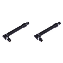 2X L-Shape Double Socket Wrench Suitable for Routine Screwdriver Bits Utility Tool