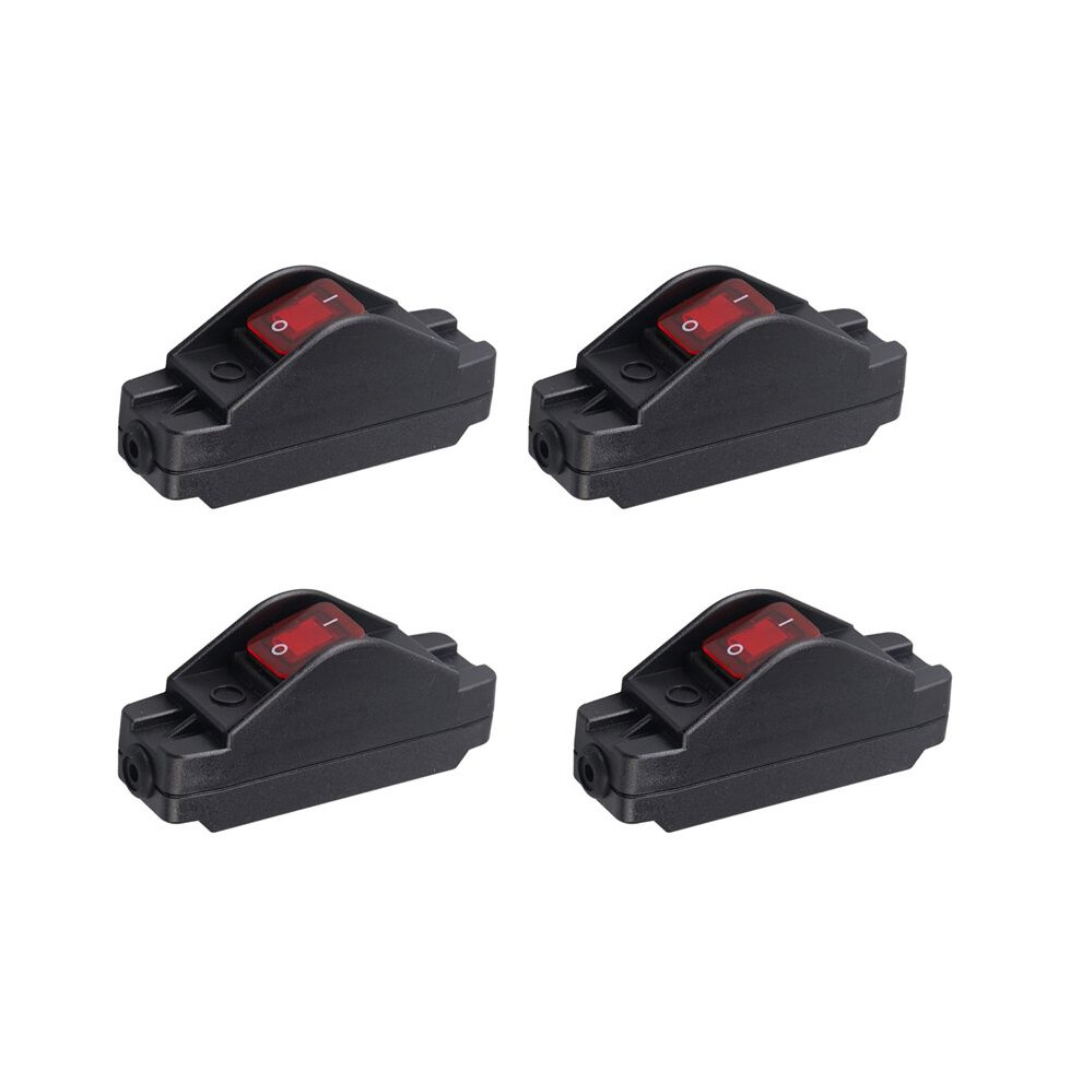 4X 16A 220V /Off Inline Cord Button Inline Cord For Electrical Appliances 6034255946206