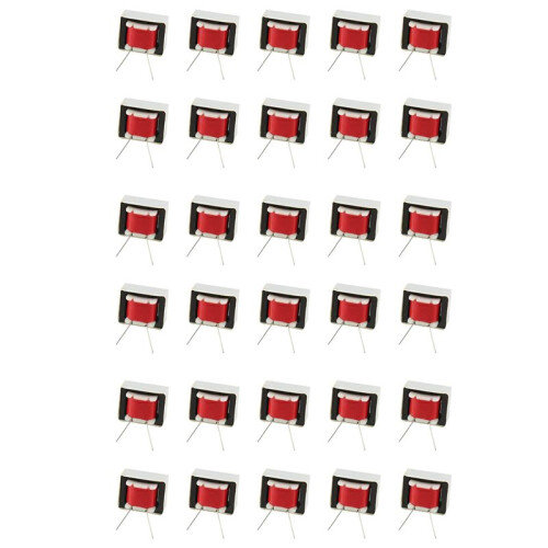 30PCS EI14 Audio Transformer 600:600 Ohm 1:1 EI14/EI-14 High Efficiency Audio Isolation  for Transform