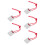 5Pcs Titanium Steel Car Paint Repair Silver Auto Scratch Tool 10