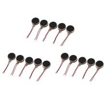 15pcs DC3V/0.1A 1.5V/0.05A 10x2.7mm Coin Mobile Phone Vibration Motor Silver