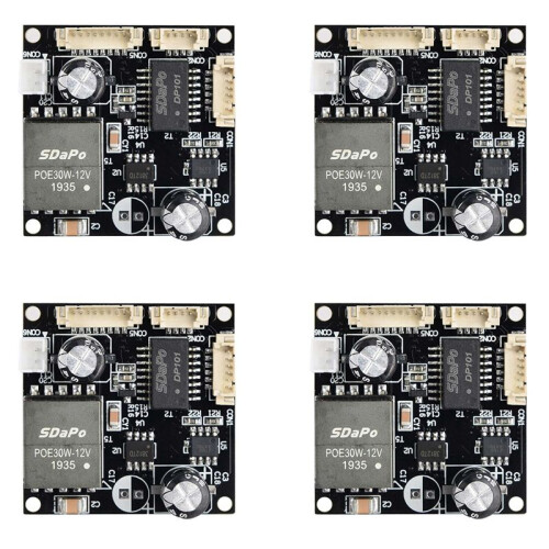 4X SDAPO PM3812AT 2A Isolated Industrial-Grade Temperature-Resistant POE Module 25.5W