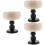3Pcs High Base Ceramic Dessert Cups Multi-Use Ice Cream Pudding Bowls 8
