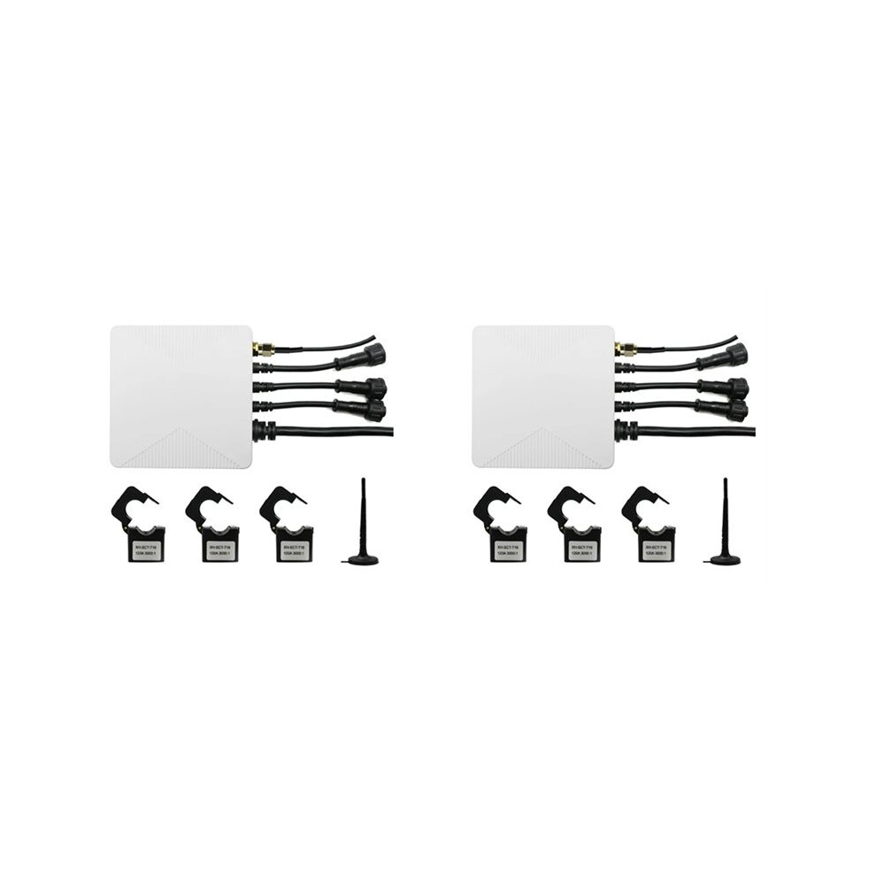 Phase Power Analyzer 2X Tuya Life 3 Phase WiFi KWH Meter Power Clamp Current Transformer App ...