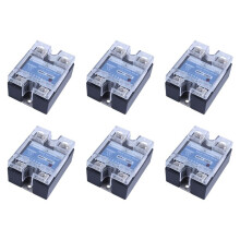 6X MGR-1 D4825 Single-Phase Solid State Relay SSR 25A 3-32 V AC 24-480 V