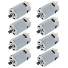 8X 21V RS550 Motor Brushed Motor 14 Teeth Suitable for 4/6 Inch Cordless  Logging Saw Chainsaw Tool Accessories