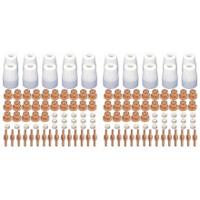 Consumíveis de Corte de Plasma de 140 Unidades (Padrão) Adequados para Corte 40 50 com Tocha de Corte de Plasma PT31 LG40