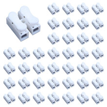 300PCS CH2 Spring Quick Wire Connector Cable Clamp Terminal Block Connector for LED Strip Light