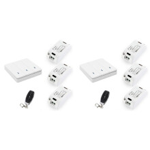 Drahtloser Intelligenter Licht Schalter RF 433MHz Beleuchtung Steuerung Intelligenter Schalter AC 90-250V 10A Modul (2 W und 6 C und 2 RC)