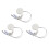 3X Träpanel LED Touch Sensor Dimmer  Dold  Touch  för LED Strip Vit 1