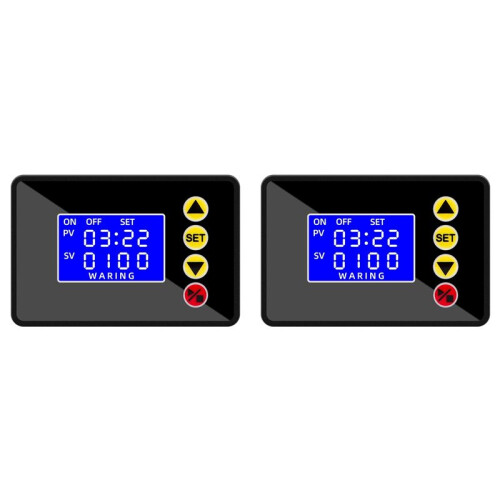 2X Programmable Digital Timer  Relay Control  Controller Delay Relay Cycle Timing /Off AC110-220V