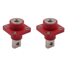 2X Positive and Negative Copper Terminal Connector for New Storage Lithium Batteries 200A Through-Wall Terminal B
