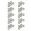 606Z 6 X 17 X 6mm Metal Miniature Deep   Bearings 50 Pcs 1