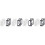 8-Pack Brush Wall Plate with Single Gang Low Voltage Mounting Bracket Cable Pass Through Insert for Speaker Wire 1